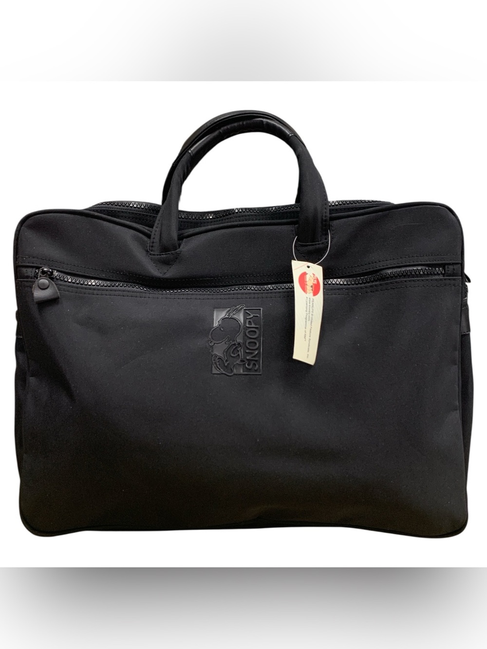 Snoopy NWT Black Laptop Briefcase with Top Handles